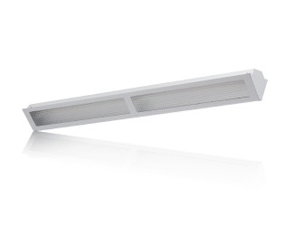 Aesthetic directional light fluorescent available with 1 lamp T5 or T8.